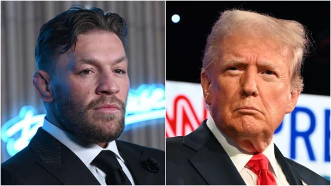 Conor McGregor y Donald Trump (Fuente: Cordon Press)