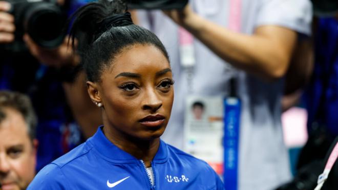 Simone Biles, durante los JJOO París(EuropaPress)