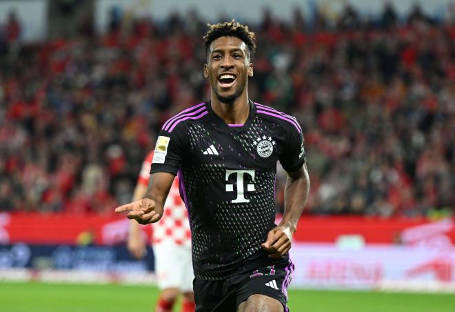 Coman celebrando un gol con el Bayern (Foto: Cordon Press).