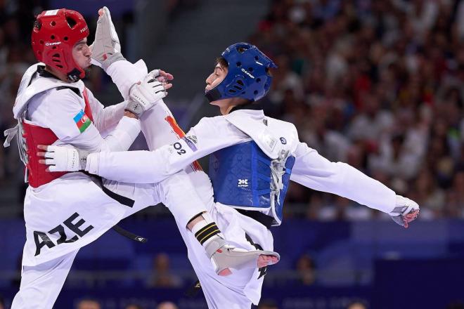 Adrián Vicente, en los JJOO de París 2024 (Foto: COE).