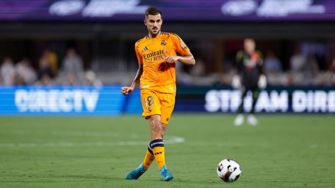 Dani Ceballos, en el Real Madrid-Chelsea amistoso (Foto: RM).