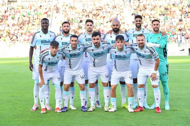 Un once del Cádiz en la pretemporada.