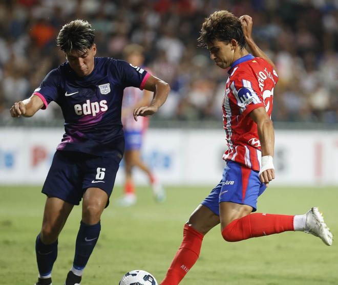 Joao Félix, en el amistoso del Atlético ante el Kitchee en pretemporada (Foto: ATM).