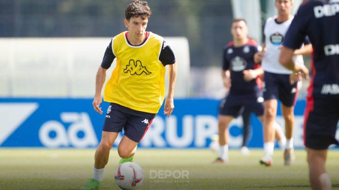 Luis Chacón entrenando. (Foto: Dépor)