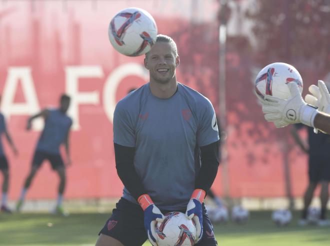 Orjan Nyland, en un entrenamiento (Foto: Kiko Hurtado)