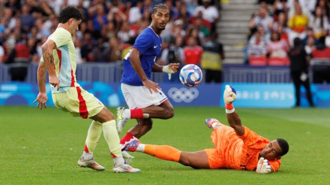 Sergio Camello marcando el gol de la final de los Juegos Olímpicos (Fuente: Cordon Press)