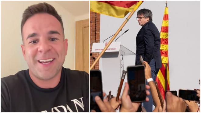 Ángel Gaitán tira de ironía para analizar el coche de la huida de Puigdemont (Fotomontaje Europa