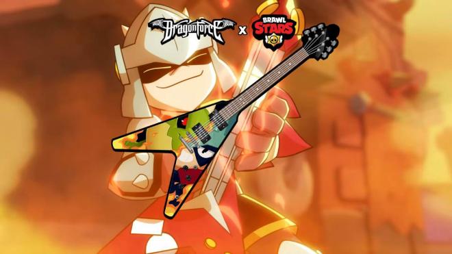 La guitarra de Draco de Dragonforce, sorteada por Brawl Stars