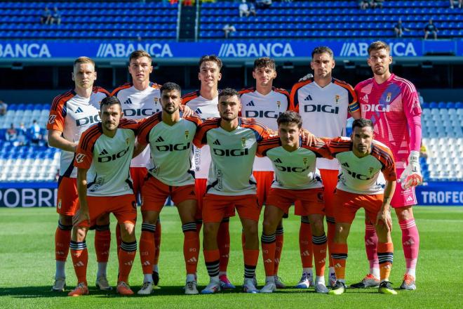 Once del Real Oviedo ante el Leganés (Foto: ROV).