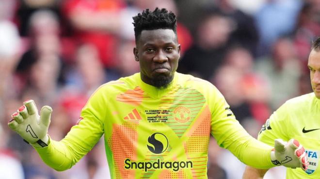 André Onana durante la Community Shield (Fuente: Cordon Press)