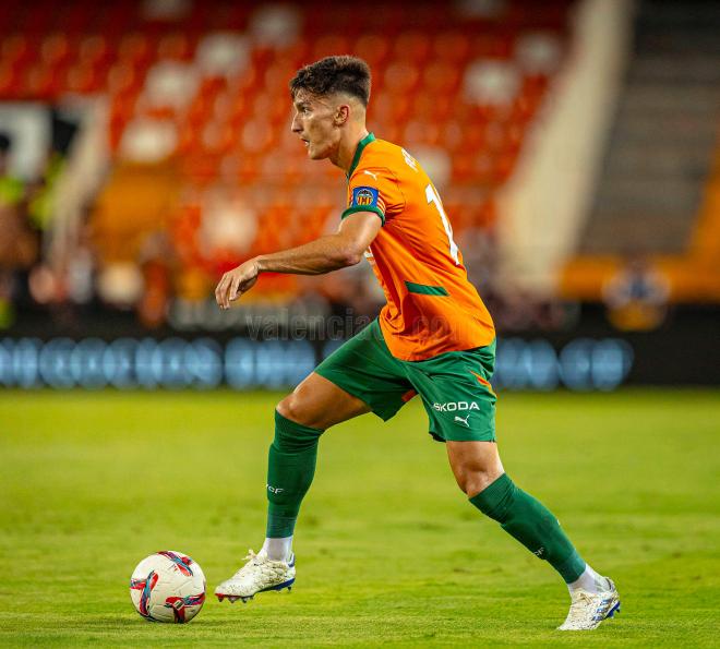 Pepelu, en el Trofeo Naranja (Foto: Valencia CF).