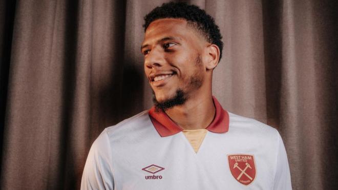 Jean-Clair Todibo, en su presentación con el West Ham (Foto: WHUFC).