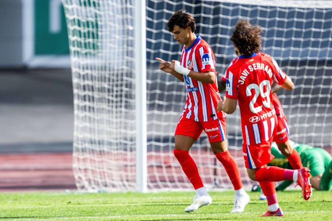 Joao Félix celebra su gol a la Juventus (Foto: Cordon Press).