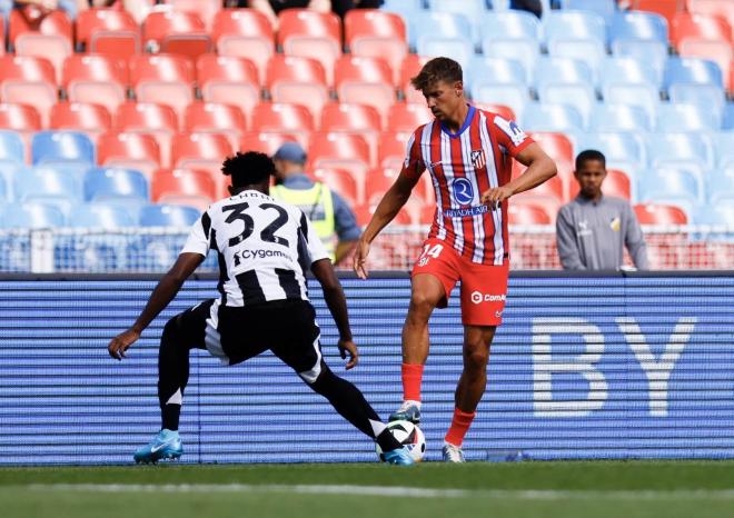 Marcos Llorente, en el amistoso del Atlético ante la Juventus (Foto: ATM).