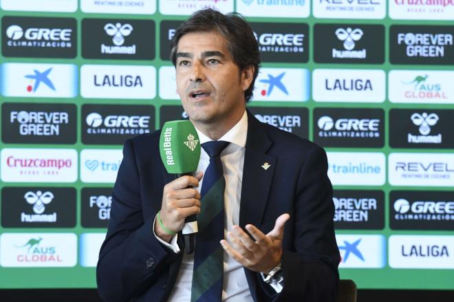 Ángel Haro, presidente del Real Betis (foto: Kiko Hurtado).