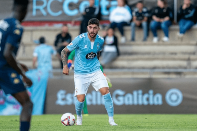 Unai Núñez, durante un partido con el Celta (Foto: Instagram).