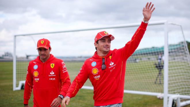 Carlos Sainz y Charles Leclerc en Silverstone (Cordon Press)