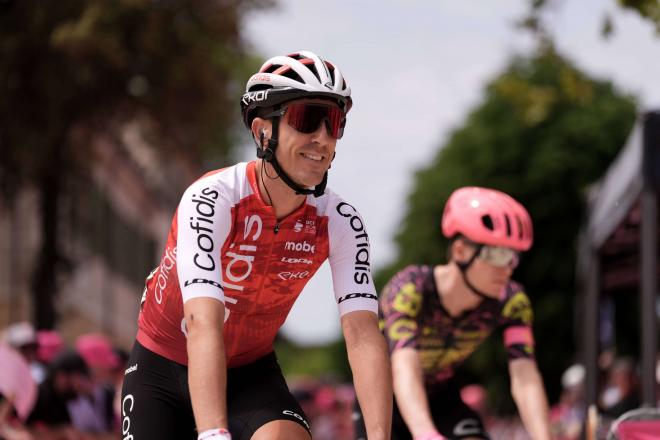 Rubén Fernández, durante el Giro de Italia 2024 (Foto: Cordon Press).