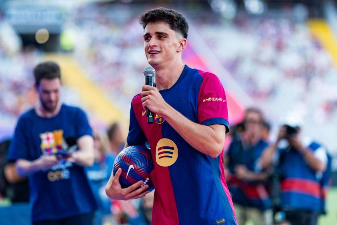 Pau Víctor, en la presentación del Barça 2025 (Foto: Cordon Press).