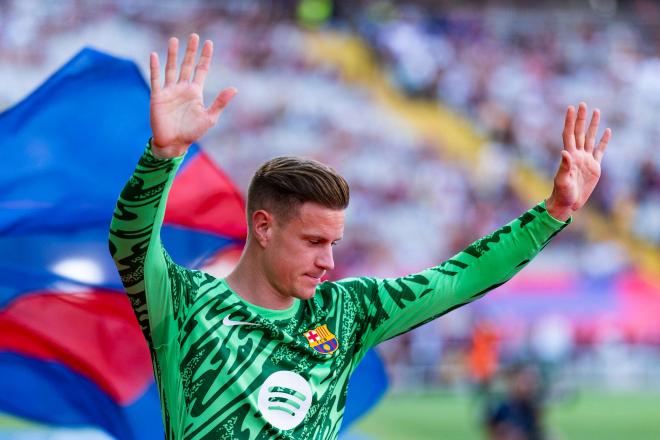 Marc André ter Stegen, en la presentación del Barça 2025 (Foto: Cordon Press).