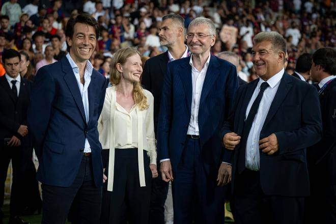 Joan Laporta en el Trofeo Joan Gamper (Foto: Cordon Press)