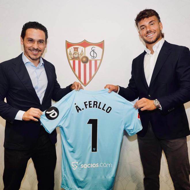 Álvaro Fernández, nuevo portero del Sevilla (Foto: SFC).