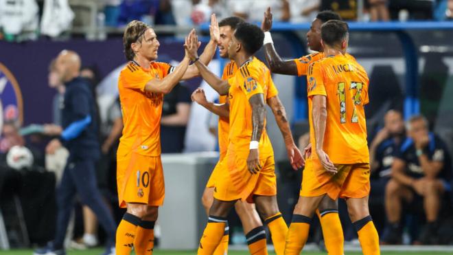 El Real Madrid durante el partido ante el Chelsea (Fuente: Cordon Press)