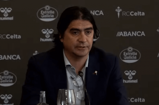 Marco Garcés, director deportivo del Celta (Foto: RC Celta).