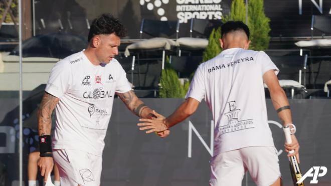 Ramiro Pereyra y Adrián Allemandi, en el A1 Marbella Master (@A1PadelOfficial)