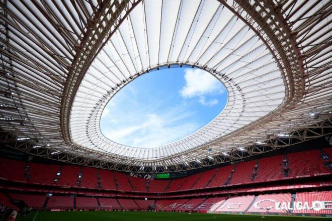 Estadio de San Mamés esta temporada (Foto: LALIGA).