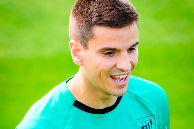 Iñigo Ruiz de Galarreta se entrena en Lezama (Foto: Athletic Club).