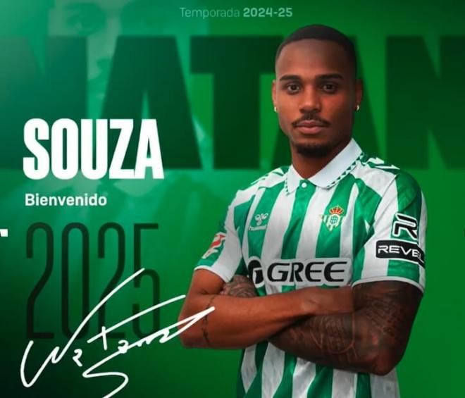 Natan Souza, nuevo jugador del Real Betis