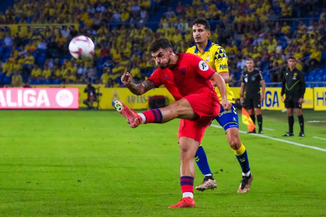 Isaac Romero, en el UD Las Palmas-Sevilla FC (Foto: EFE).