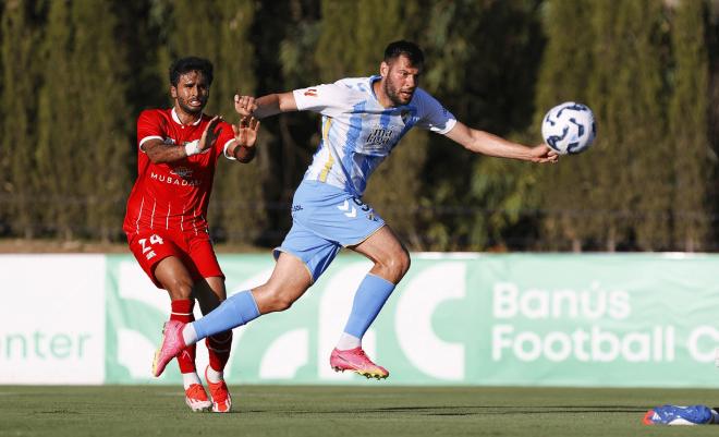 Roko Baturina, delantero del Málaga. (Foto: MCF)