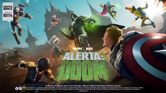 Alerta: Doom, el Capítulo 5 - Temporada 4 de Fortnite, en colaboración con Marvel