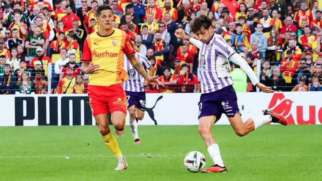 César Gelabert, con el Toulouse (Foto: Toulouse FC).