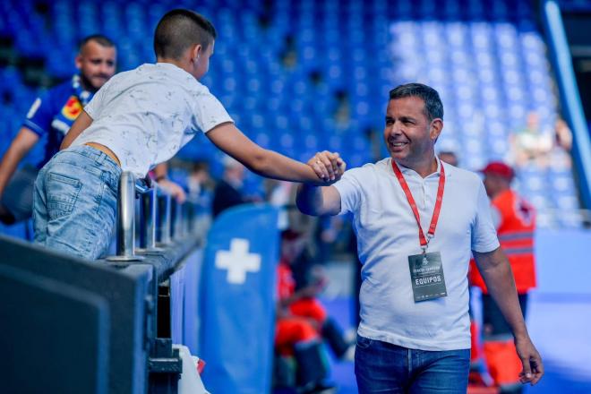 Javi Calleja, en el Teresa Herrera (Foto: Real Oviedo).