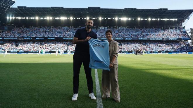 Rodrigo Corrales en Balaídos (Foto: RC Celta).