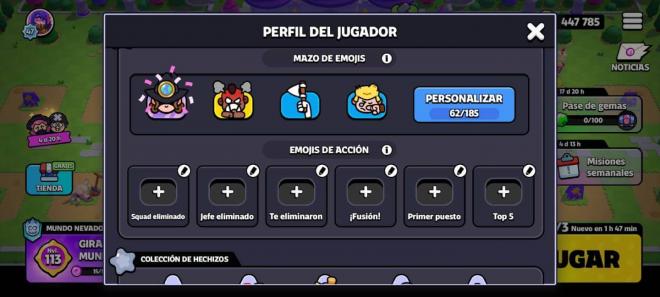 Los emojis de acción automática de Squad Busters