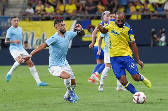 Fali, en el partido contra la Lazio (Foto: Cristo García).