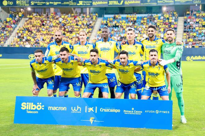 El once titular del Cádiz en la primera jornada de la 24/25 (Foto: LaLiga).