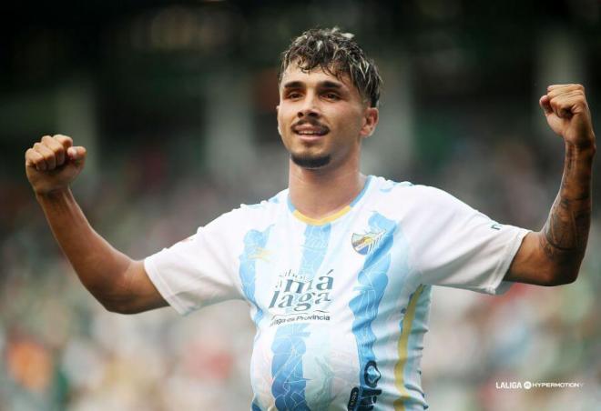 Kevin Medina celebra un gol (Foto: LALIGA).