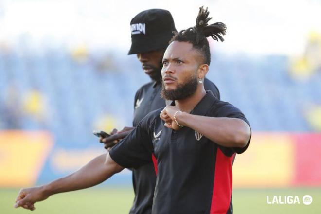 Ejuke, antes del encuentro ante Las Palmas (Foto: LALIGA).