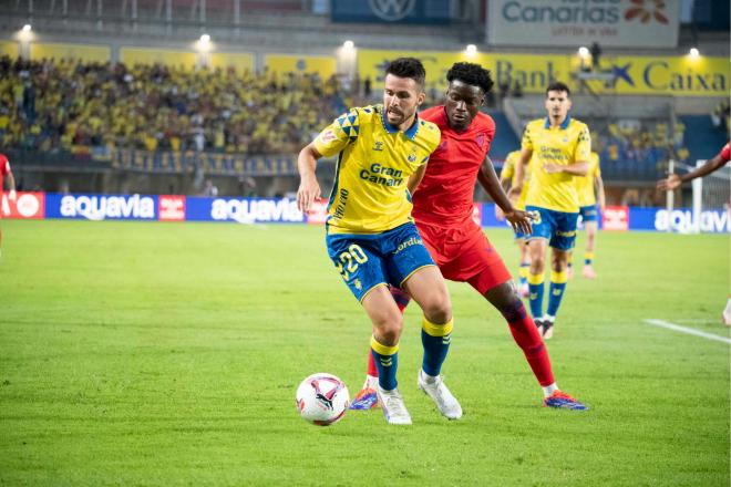 Agoumé, ante Las Palmas (Foto: Cordon Press).