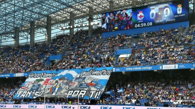 Riazor, en el primer partido del campeonato 24/25 (Foto: LALIGA HYPERMOTION).