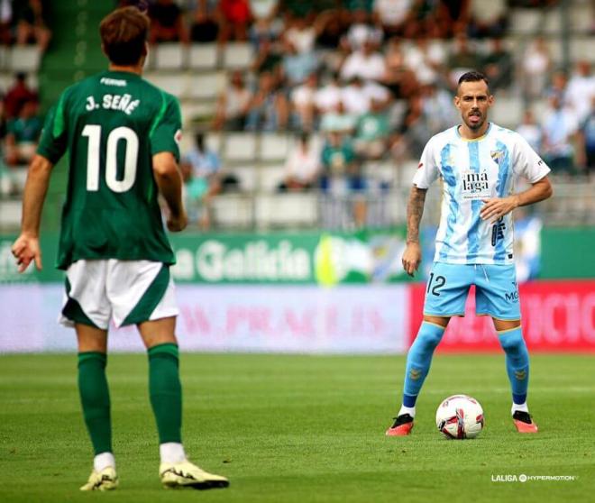 Manu Molina, con la camiseta del Málaga CF (Foto: LALIGA).