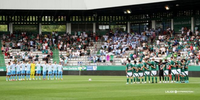 El Málaga cosechó un 2-2 en Ferrol. (Foto: LALIGA HYPERMOTION)