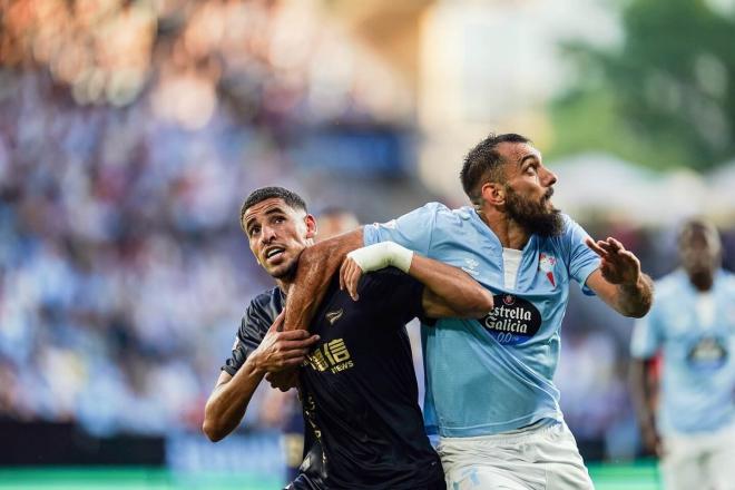 Borja Iglesias en su estreno en Liga con el Celta (Foto: Borja Iglesias).