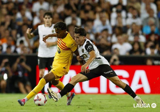 Martín Tejón debuta con el Valencia CF