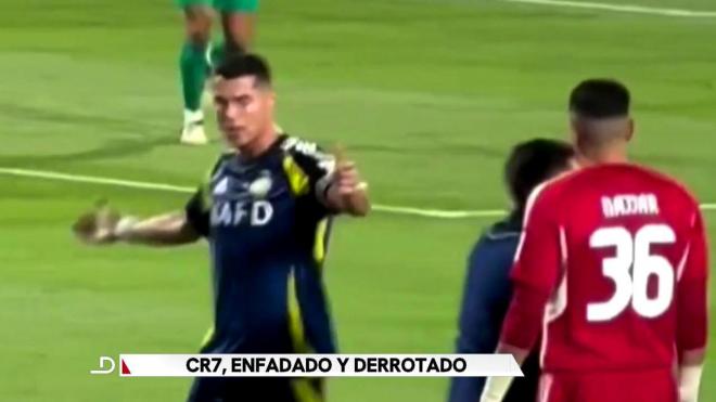 Cristiano Ronaldo, durante la final de la Supercopa.